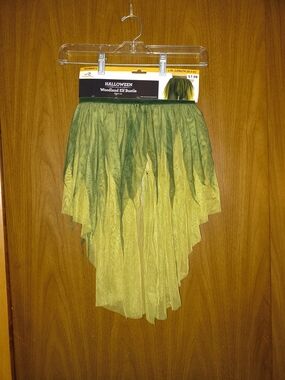 WAY TO CELEBRATE Woodland Elf Bustle Skirt Green Ombre Costume Size L/XL